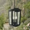 Minka Lavery Houghton Hall 16" Sand Coal Outdoor Hanging Light -Outdoor Lighting Official Shop unnamed file 2338