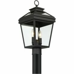 John Timberland Traditional Outdoor Post Light Fixture Textured Black 18 1/2" Clear Glass for Exterior House Garden Yard Walkway 7 John Timberland Traditional Outdoor Post Light Fixture Textured Black 18 1/2" Clear Glass for Exterior House Garden Yard Walkway -Outdoor Lighting Official Shop unnamed file 2379