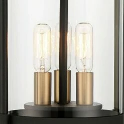 John Timberland Modern Outdoor Post Light Fixture Black Warm Brass Metal 15 3/4" Clear Glass Exterior House Porch Patio Outside 7 John Timberland Modern Outdoor Post Light Fixture Black Warm Brass Metal 15 3/4" Clear Glass Exterior House Porch Patio Outside -Outdoor Lighting Official Shop unnamed file 2394