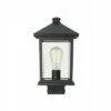 1 Light Outdoor Post Mount Sconce Black - Aurora Lighting -Outdoor Lighting Official Shop unnamed file 2397