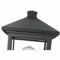 1 Light Outdoor Post Mount Sconce Black - Aurora Lighting -Outdoor Lighting Official Shop unnamed file 2399