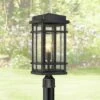 John Timberland Mission Outdoor Post Light Fixture Oil Rubbed Bronze 19 1/4" Clear Seedy Glass for Exterior Garden Yard Walkway 2 John Timberland Mission Outdoor Post Light Fixture Oil Rubbed Bronze 19 1/4" Clear Seedy Glass for Exterior Garden Yard Walkway -Outdoor Lighting Official Shop unnamed file 2401