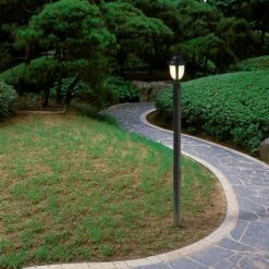 John Timberland Rustic Outdoor Post Light Pier Mount Fixture Black 16 3/4" Marbleized Glass for Exterior Garden Yard Porch Deck -Outdoor Lighting Official Shop unnamed file 2431