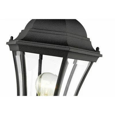 1 Light Outdoor Incandescent Post Sconce Black - Aurora Lighting 5 1 Light Outdoor Incandescent Post Sconce Black - Aurora Lighting - Image 3