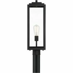 John Timberland Modern Contemporary Outdoor Post Light Fixture Mystic Black 21 3/4" Clear Glass Exterior House Porch Patio Outside 12 John Timberland Modern Contemporary Outdoor Post Light Fixture Mystic Black 21 3/4" Clear Glass Exterior House Porch Patio Outside -Outdoor Lighting Official Shop unnamed file 2440