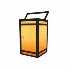 Techko Maid 8" LED Solar Portable Outdoor Lantern with Flame - Techko Kobot