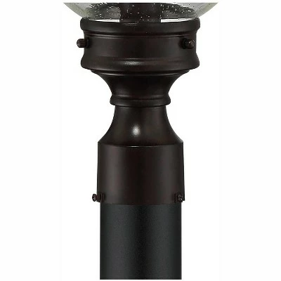 Franklin Iron Works Outdoor Post Light Fixture LED Dimmable Bronze 23" Clear Seedy Glass for Exterior Garden Yard Driveway 5 Franklin Iron Works Outdoor Post Light Fixture LED Dimmable Bronze 23" Clear Seedy Glass for Exterior Garden Yard Driveway - Image 3