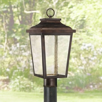 Minka Lavery Irvington Manor 18" High Bronze LED Outdoor Post Light 2 Minka Lavery Irvington Manor 18" High Bronze LED Outdoor Post Light