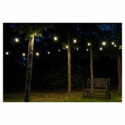 6ct Classic Café Outdoor String Lights Integrated LED Bulb - Black Wire - Enbrighten -Outdoor Lighting Official Shop unnamed file 25