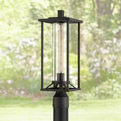 Minka Lavery Trescott 20" High Black Outdoor Post Light 2 Minka Lavery Trescott 20" High Black Outdoor Post Light