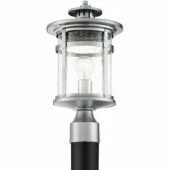 Franklin Iron Works Industrial Outdoor Post Light Fixture with Adaptor Chrome 15 1/2" Seedy Glass Damp Location for Exterior House 9 Franklin Iron Works Industrial Outdoor Post Light Fixture with Adaptor Chrome 15 1/2" Seedy Glass Damp Location for Exterior House -Outdoor Lighting Official Shop unnamed file 2530