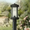 John Timberland Modern Outdoor Post Light Fixture Textured Black Metal 15" Clear Glass for Exterior House Porch Patio Outside Deck 2 John Timberland Modern Outdoor Post Light Fixture Textured Black Metal 15" Clear Glass for Exterior House Porch Patio Outside Deck -Outdoor Lighting Official Shop unnamed file 2540