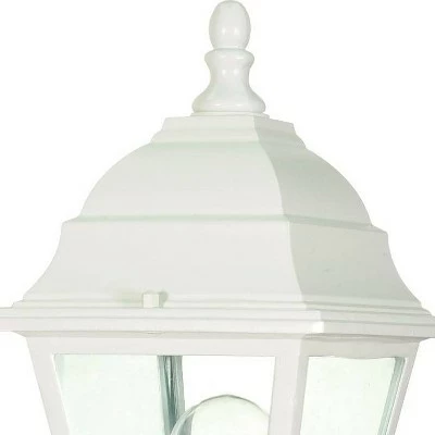1 Light Outdoor Incandescent Sconce White - Aurora Lighting 4 1 Light Outdoor Incandescent Sconce White - Aurora Lighting - Image 2