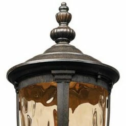 John Timberland Outdoor Post Light Fixture LED Veranda Bronze 33" Clear Hammered Glass for Exterior House Porch Patio Garden Yard 7 John Timberland Outdoor Post Light Fixture LED Veranda Bronze 33" Clear Hammered Glass for Exterior House Porch Patio Garden Yard -Outdoor Lighting Official Shop unnamed file 2553