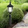 John Timberland Outdoor Post Light Fixture LED Matte Black 33" Clear Hammered Glass for Exterior House Porch Patio Garden Yard 1 John Timberland Outdoor Post Light Fixture LED Matte Black 33" Clear Hammered Glass for Exterior House Porch Patio Garden Yard -Outdoor Lighting Official Shop unnamed file 2556