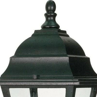 6" Light Textured Outdoor Post Mount Light Black - Aurora Lighting 4 6" Light Textured Outdoor Post Mount Light Black - Aurora Lighting - Image 2