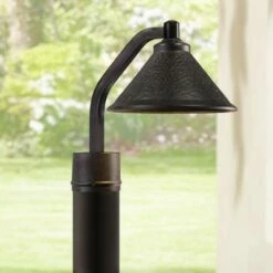 Minka Lavery Kirkham Bronze 11" High Dark Sky LED Outdoor Post Light