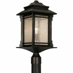 Franklin Iron Works Mission Outdoor Post Light Fixture LED Walnut Bronze 37 1/2" Frosted Cream Glass Exterior Garden Yard Driveway 11 Franklin Iron Works Mission Outdoor Post Light Fixture LED Walnut Bronze 37 1/2" Frosted Cream Glass Exterior Garden Yard Driveway -Outdoor Lighting Official Shop unnamed file 2620