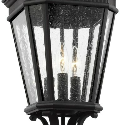 Feiss Cotswold Lane 22 1/2" High Black Outdoor Post Light 3 Feiss Cotswold Lane 22 1/2" High Black Outdoor Post Light - Image 2
