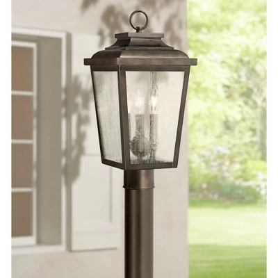 Minka Lavery Irvington Manor 18" High Bronze Outdoor Post Mount Light 3 Minka Lavery Irvington Manor 18" High Bronze Outdoor Post Mount Light
