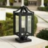 Franklin Iron Works Rockford Collection 17 3/4" High Black Pier Mount Light -Outdoor Lighting Official Shop unnamed file 2640