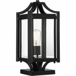 Franklin Iron Works Rockford Collection 17 3/4" High Black Pier Mount Light -Outdoor Lighting Official Shop unnamed file 2643