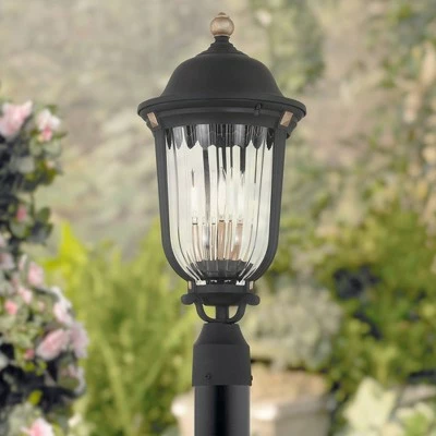 Minka Lavery Peale Street 21 3/4" H Sand Coal and Vermeil Gold Outdoor Post Light 3 Minka Lavery Peale Street 21 3/4" H Sand Coal and Vermeil Gold Outdoor Post Light