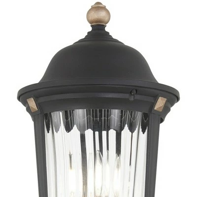 Minka Lavery Peale Street 21 3/4" H Sand Coal and Vermeil Gold Outdoor Post Light 4 Minka Lavery Peale Street 21 3/4" H Sand Coal and Vermeil Gold Outdoor Post Light - Image 2