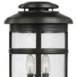 Feiss Newport 18 1/2" High Antique Bronze Outdoor Post Light