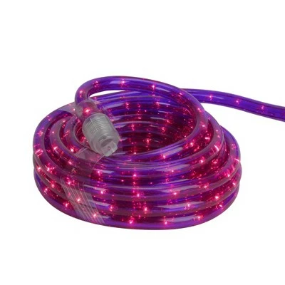 Northlight Incandescent Flexible Outdoor Christmas Rope Lights Clear - 18' Purple 3 Northlight Incandescent Flexible Outdoor Christmas Rope Lights Clear - 18' Purple