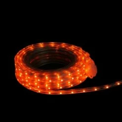 Northlight FITCO Orange LED Christmas Outdoor Linear Tape Lighting -30 ft Clear Tube