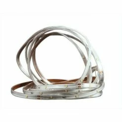 Northlight 18' Amber LED Outdoor Christmas Linear Tape Lighting - White Finish