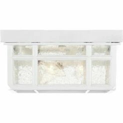 Kathy Ireland Sierra Craftsman 10 1/2"W White Outdoor Ceiling Light -Outdoor Lighting Official Shop unnamed file 283