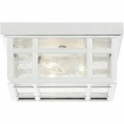 Kathy Ireland Sierra Craftsman 10 1/2"W White Outdoor Ceiling Light -Outdoor Lighting Official Shop unnamed file 285