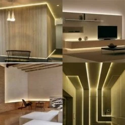 Costway 100' 2 Wire LED Rope Light Christmas Decorative Party In/Outdoor 110V Warm White