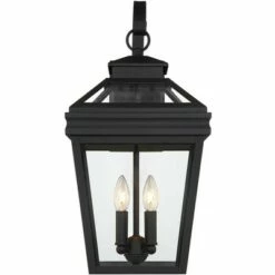 John Timberland Traditional Outdoor Wall Light Fixture Textured Black Lantern 22" Clear Glass for Exterior House Porch Patio Deck 9 John Timberland Traditional Outdoor Wall Light Fixture Textured Black Lantern 22" Clear Glass for Exterior House Porch Patio Deck -Outdoor Lighting Official Shop unnamed file 2905