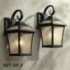 John Timberland Traditional Outdoor Wall Lights Fixture Set of 2 Carriage Style Textured Black 15" Clear Seedy Glass for House 2 John Timberland Traditional Outdoor Wall Lights Fixture Set of 2 Carriage Style Textured Black 15" Clear Seedy Glass for House -Outdoor Lighting Official Shop unnamed file 3005