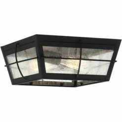 John Timberland Modern Outdoor Ceiling Fixture Matte Black 5" Clear Glass for Exterior House Porch Patio Outside Deck Garage Front 11 John Timberland Modern Outdoor Ceiling Fixture Matte Black 5" Clear Glass for Exterior House Porch Patio Outside Deck Garage Front -Outdoor Lighting Official Shop unnamed file 305