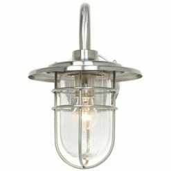 John Timberland Industrial Outdoor Wall Light Fixture Brushed Nickel 12 3/4" Caged Seeded Glass for House Porch Patio Barn 15 John Timberland Industrial Outdoor Wall Light Fixture Brushed Nickel 12 3/4" Caged Seeded Glass for House Porch Patio Barn -Outdoor Lighting Official Shop unnamed file 3053