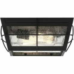 John Timberland Modern Outdoor Ceiling Fixture Matte Black 5" Clear Glass for Exterior House Porch Patio Outside Deck Garage Front 13 John Timberland Modern Outdoor Ceiling Fixture Matte Black 5" Clear Glass for Exterior House Porch Patio Outside Deck Garage Front -Outdoor Lighting Official Shop unnamed file 307