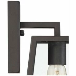 John Timberland Modern Outdoor Wall Light Fixture Mystic Black 10 3/4" Clear Glass for Exterior House Porch Patio Deck -Outdoor Lighting Official Shop unnamed file 3073
