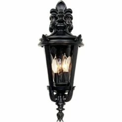 John Timberland Traditional Outdoor Wall Light Fixture Textured Black French 21 3/4" Clear Hammered Glass for Exterior House Porch 12 John Timberland Traditional Outdoor Wall Light Fixture Textured Black French 21 3/4" Clear Hammered Glass for Exterior House Porch -Outdoor Lighting Official Shop unnamed file 3093