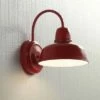 John Timberland Farmhouse Outdoor Wall Light Fixture Urban Barn Red Steel Gooseneck 11 1/4" for Exterior House Porch Patio 2 John Timberland Farmhouse Outdoor Wall Light Fixture Urban Barn Red Steel Gooseneck 11 1/4" for Exterior House Porch Patio -Outdoor Lighting Official Shop unnamed file 3108