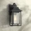 John Timberland Rustic Outdoor Wall Light Fixture Painted Bronze 17 3/4" Seeded Clear Glass Lantern for House Porch Patio Deck -Outdoor Lighting Official Shop unnamed file 3124