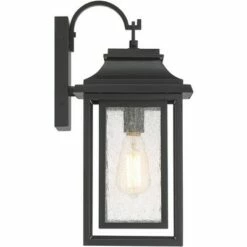 John Timberland Rustic Outdoor Wall Light Fixture Painted Bronze 17 3/4" Seeded Clear Glass Lantern for House Porch Patio Deck -Outdoor Lighting Official Shop unnamed file 3128