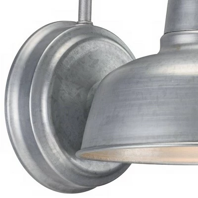 John Timberland Rustic Outdoor Wall Light Fixture Urban Barn Galvanized 11 1/4" Sconce for House Farmhouse Deck Porch Patio 5 John Timberland Rustic Outdoor Wall Light Fixture Urban Barn Galvanized 11 1/4" Sconce for House Farmhouse Deck Porch Patio - Image 3