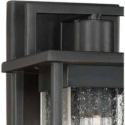 John Timberland Modern Outdoor Wall Light Fixture Painted Dark Gray 13" Spotted Clear Glass for Exterior House Porch Patio 5 John Timberland Modern Outdoor Wall Light Fixture Painted Dark Gray 13" Spotted Clear Glass for Exterior House Porch Patio - Image 3