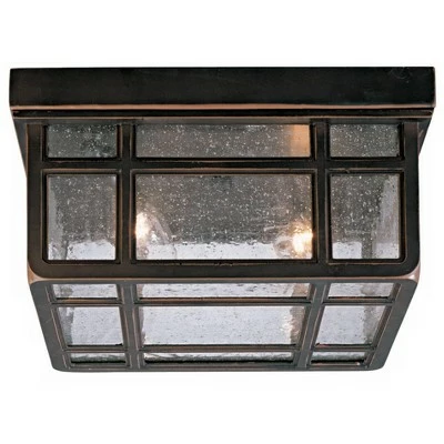 Kathy Ireland Sierra Craftsman 10 1/2" Wide Ceiling Light 5 Kathy Ireland Sierra Craftsman 10 1/2" Wide Ceiling Light - Image 3