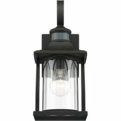 John Timberland Mission Outdoor Wall Light Fixture Textured Black 14 1/4" Clear Glass Motion Sensor for Exterior House Porch Patio -Outdoor Lighting Official Shop unnamed file 3181