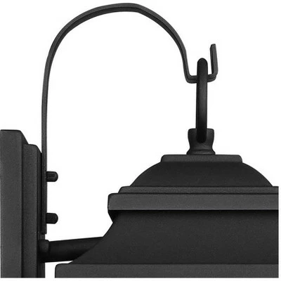 John Timberland Outdoor Wall Light Fixture Texturized Black Steel 15 1/4" Clear Glass Lantern for Exterior House Porch Patio 6 John Timberland Outdoor Wall Light Fixture Texturized Black Steel 15 1/4" Clear Glass Lantern for Exterior House Porch Patio - Image 4